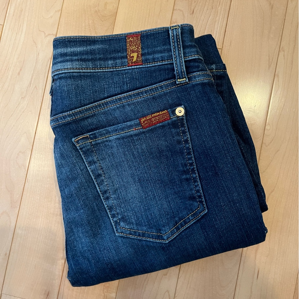 7 for All Mankind embroidered jeans